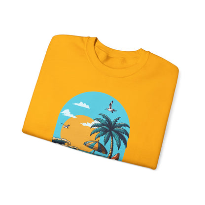Birding Vibes Unisex Heavy Blend™ Crewneck Sweatshirt - Casual Beach Aesthetic