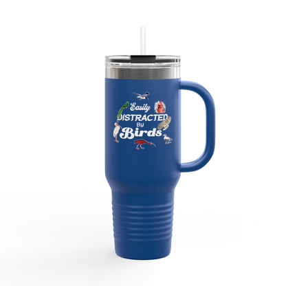 Easily Distracted by Birds Insulated Travel Mug - 40oz Adventure Companion