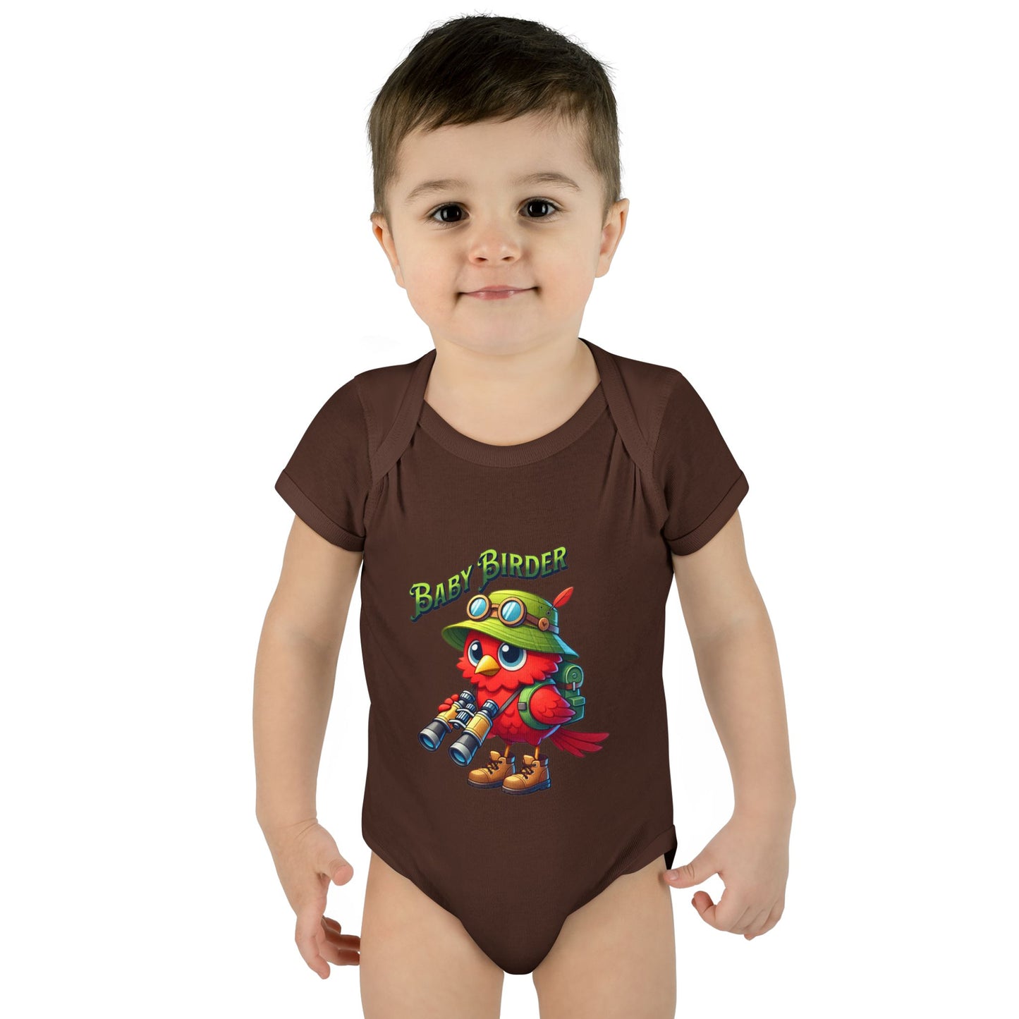 The Nerdy Birder - Baby Birder Infant Bodysuit, Cute Baby Clothes, Baby Shower Gift, Newborn Outfit, Baby Apparel, Gift for Bird Enthusiasts