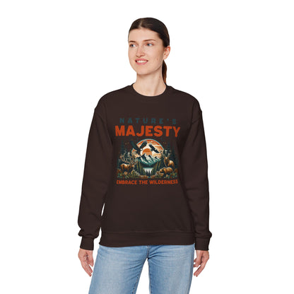 Nature's Majesty Graphic Sweatshirt - Embrace the Wilderness