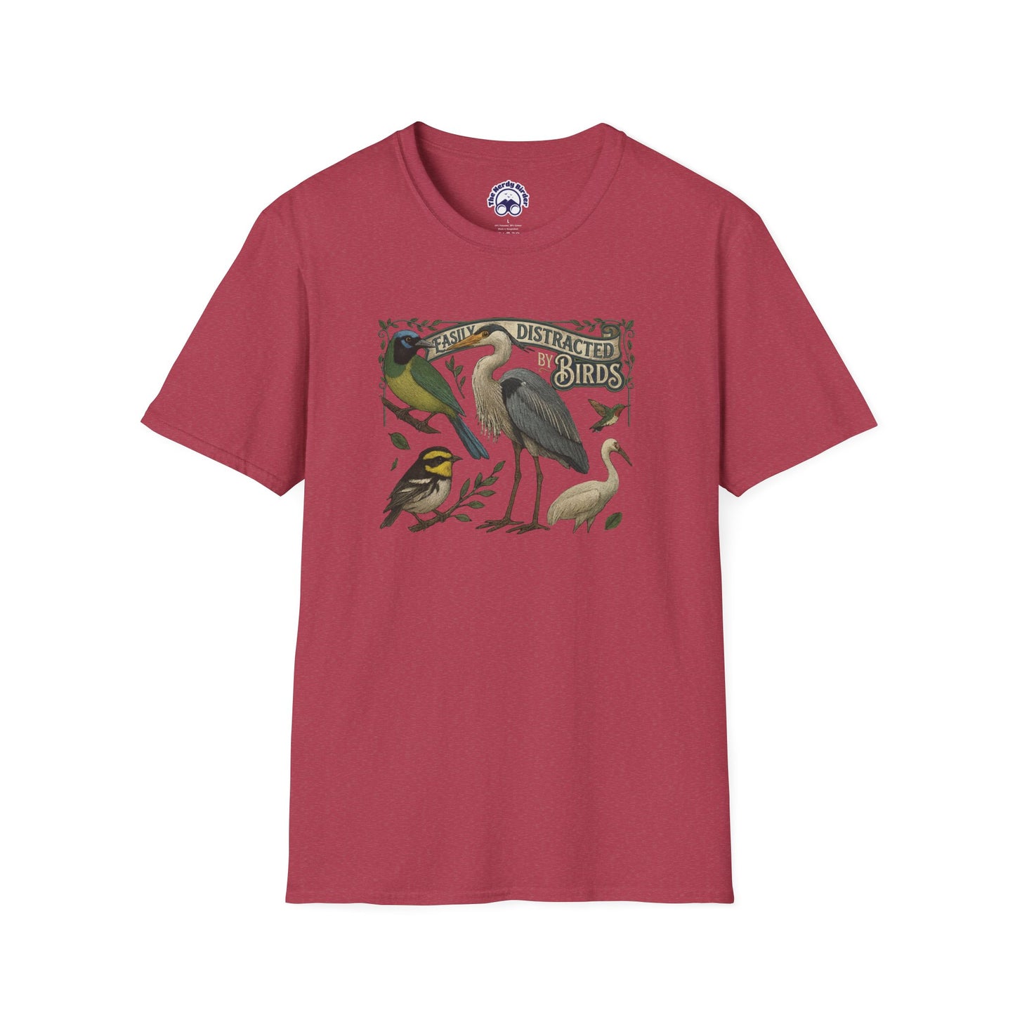 Easily Distracted by Texas Birds Graphic T-Shirt