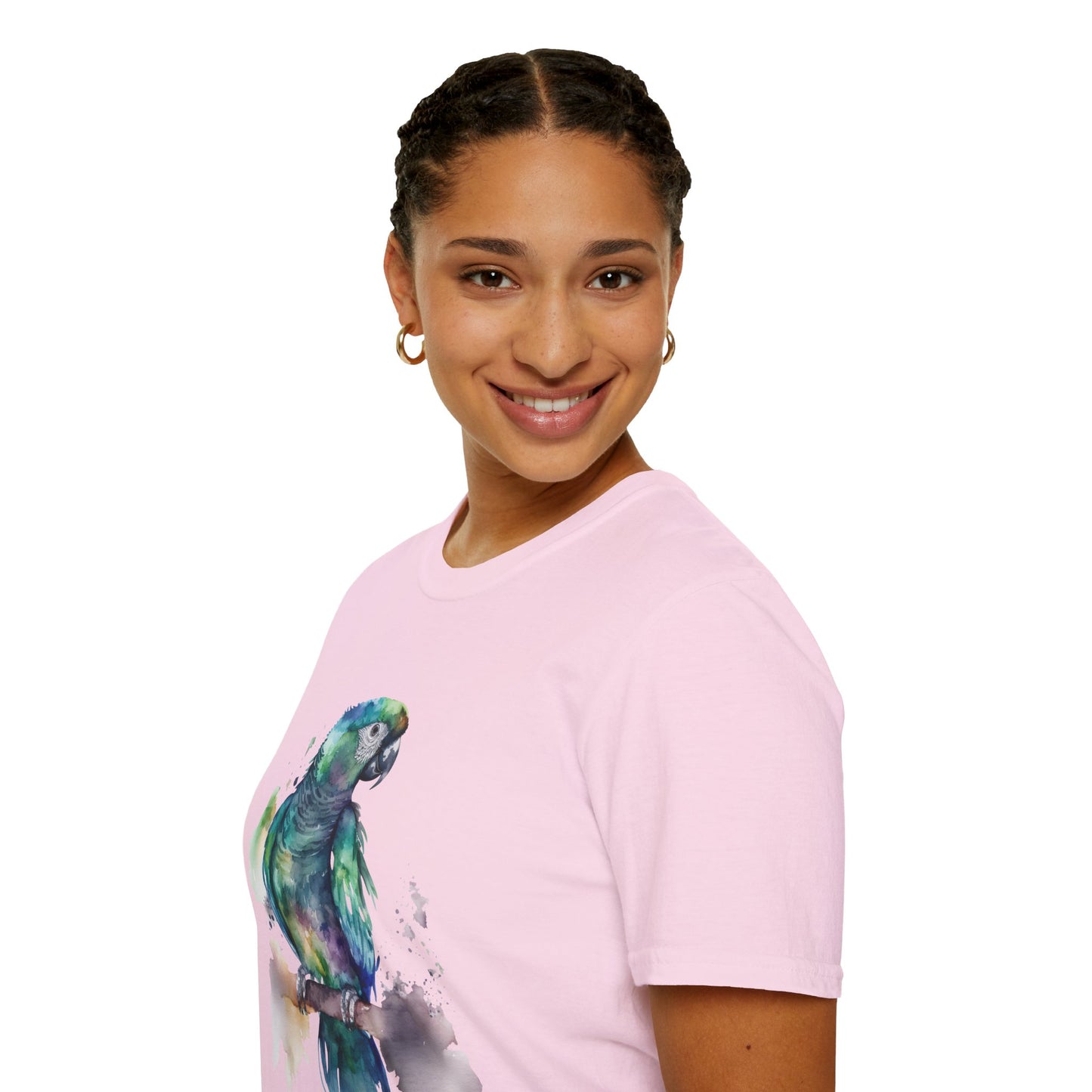 Elegant Parrot Unisex Softstyle T-Shirt
