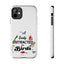 The Nerdy Birder - Easily Distracted by Birds Tough Phone Cases, Bird Lover Gift, Unique Phone Accessory, Nature-Themed Case