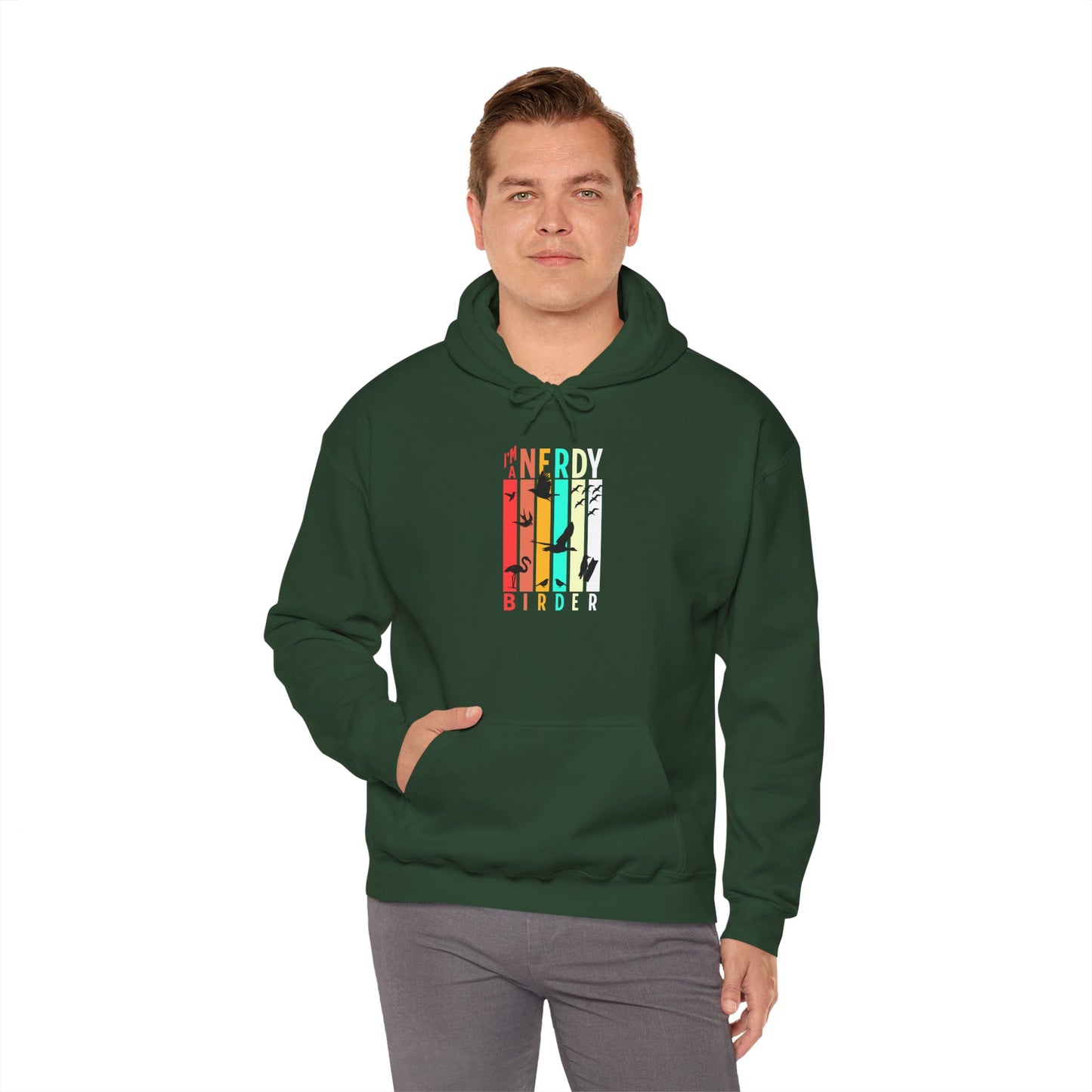 The Nerdy Birder - "I'm A Nerdy Birder" Unisex Hoodie - Cozy Sweatshirt for Nature Lovers