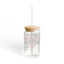 The Nerdy Birder I Love Birdwatching 16oz Sipper Glass With Bamboo Lid