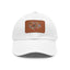 Bird Heart Hat with Leather Patch, Casual Cap for Bird Lovers