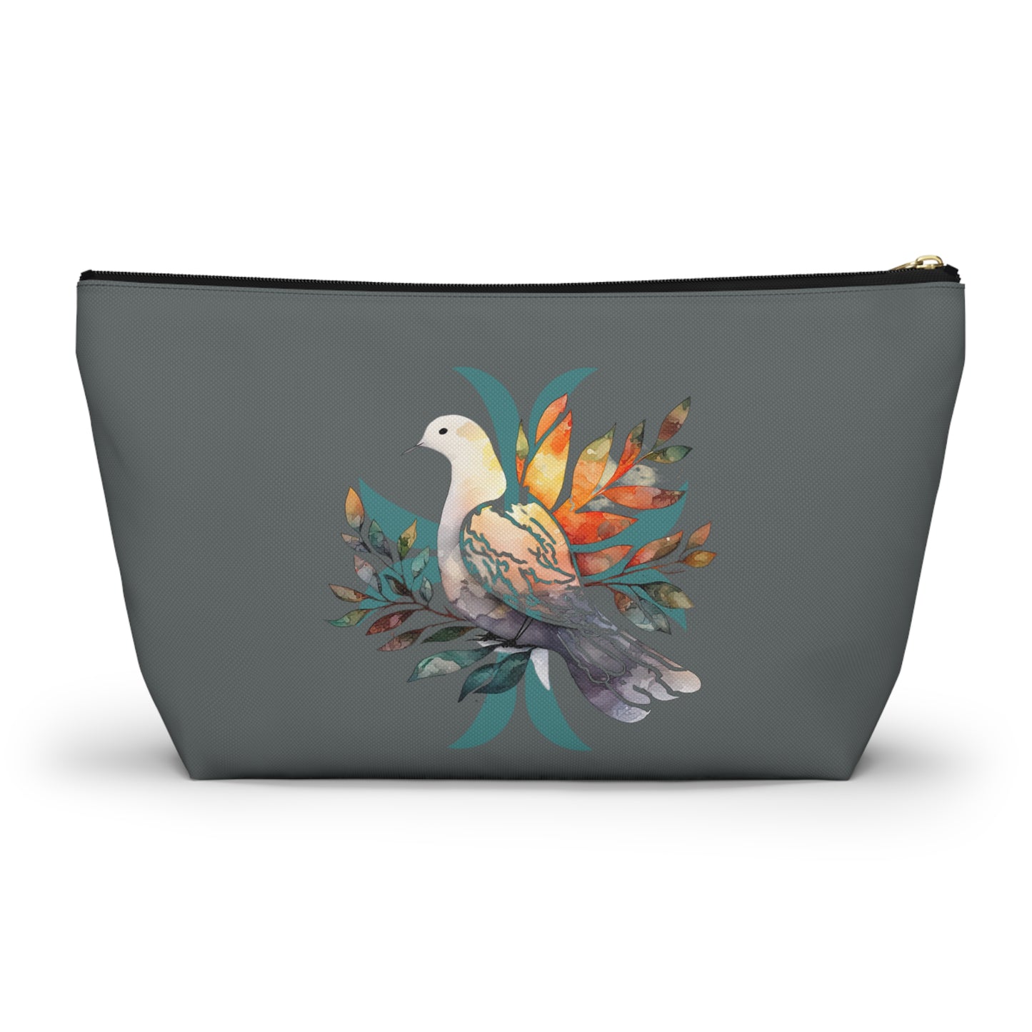 Peaceful Dove Accessory Pouch in Grey