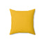 Elegant Peacock Design Square Pillow | Decorative Home Accent