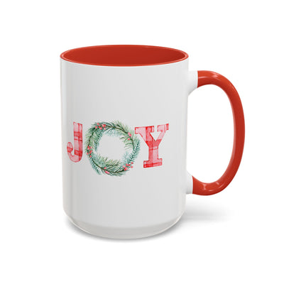 Joyful Holiday Accent Coffee Mug - Perfect Gift for Christmas & Winter Celebrations