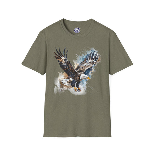 Majestic Eagle Birdwatching Enthusiast Unisex Softstyle T-Shirt