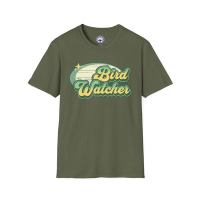 Bird Watcher Unisex Softstyle T-Shirt - Retro Vibe Tee for Casual Wear