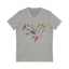 Bird Heart V-Neck Tee