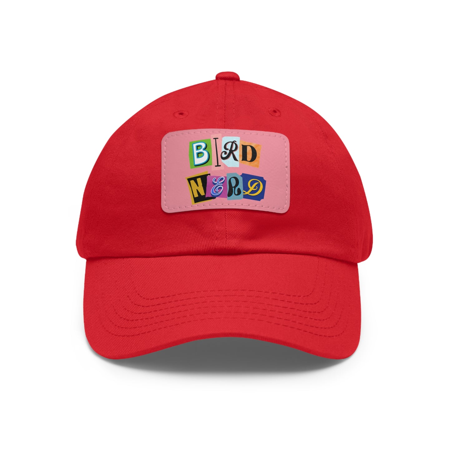 The Nerdy Birder - Bird Nerd Dad Hat with Leather Patch, Casual Cap for Bird Lovers, Unique Gift for Birdwatching, Outdoor Adventure Hat, Unisex