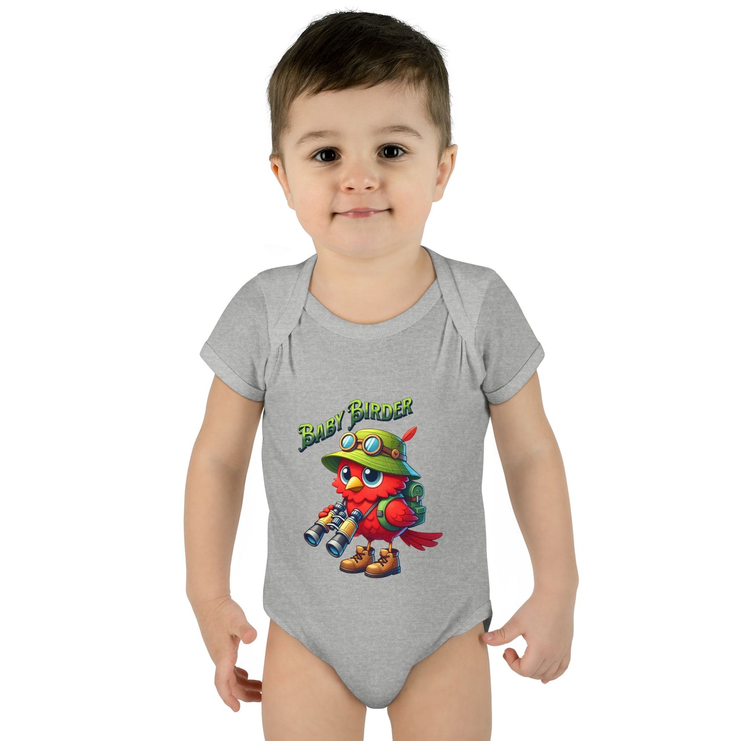The Nerdy Birder - Baby Birder Infant Bodysuit, Cute Baby Clothes, Baby Shower Gift, Newborn Outfit, Baby Apparel, Gift for Bird Enthusiasts