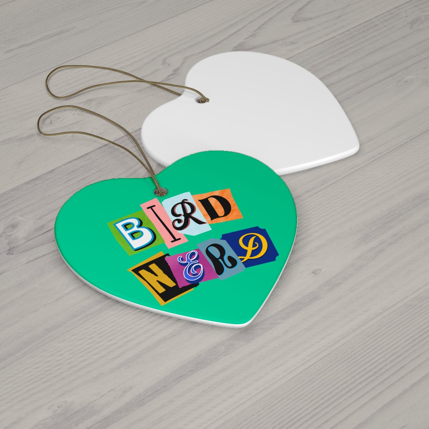 Bird Nerd Ceramic Ornament