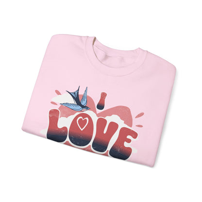 I Love Bird Watching Unisex Heavy Blend™ Crewneck Sweatshirt