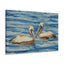 Elegant Pelican Canvas Gallery Wrap - Coastal Wall Art for Nature Lovers