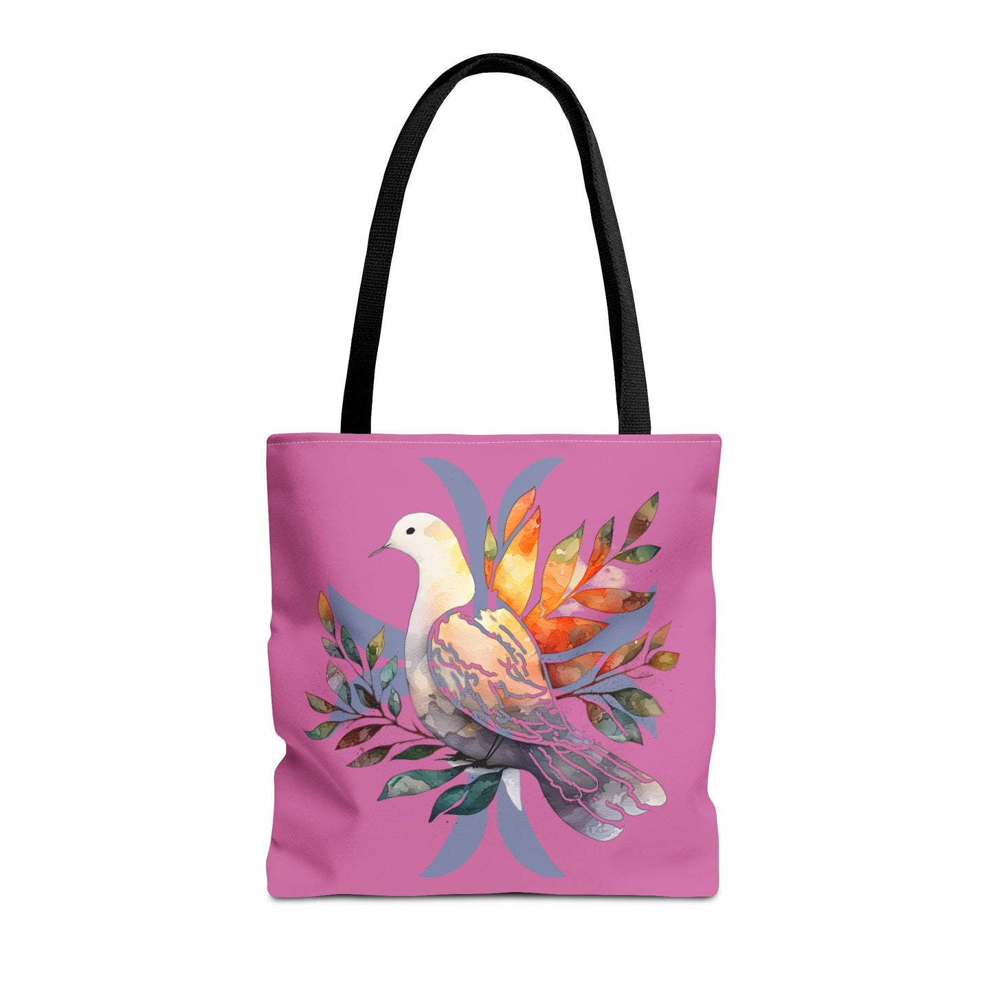 Peaceful Dove Tote Bag in Pink