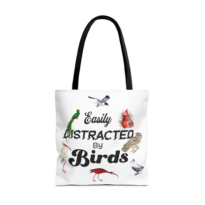 Easily Distracted By Birds Tote Bag – Perfect for Bird Lovers & Nature Enthusiasts