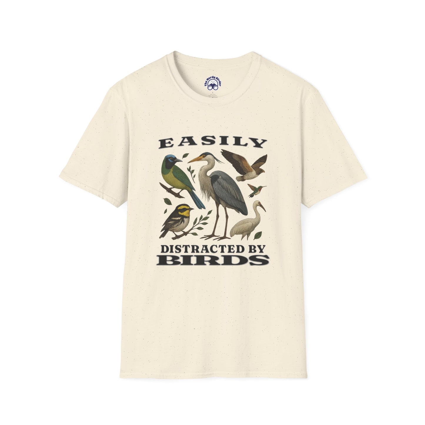 Easily Distracted by Birds Graphic T-Shirt