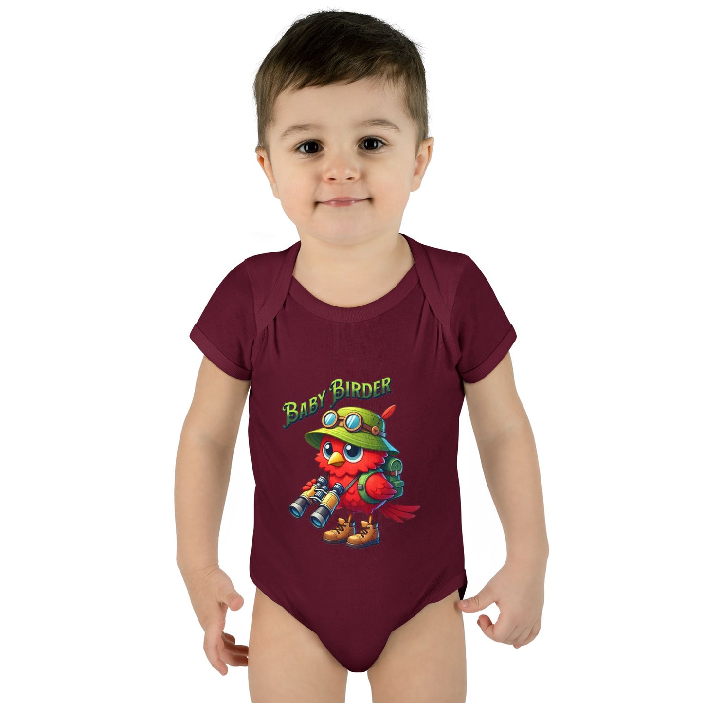 The Nerdy Birder - Baby Birder Infant Bodysuit, Cute Baby Clothes, Baby Shower Gift, Newborn Outfit, Baby Apparel, Gift for Bird Enthusiasts