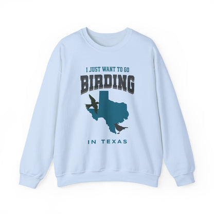 Birding in Texas Crewneck Sweatshirt - Unisex Heavy Blend