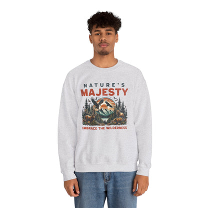 Nature's Majesty Graphic Sweatshirt - Embrace the Wilderness