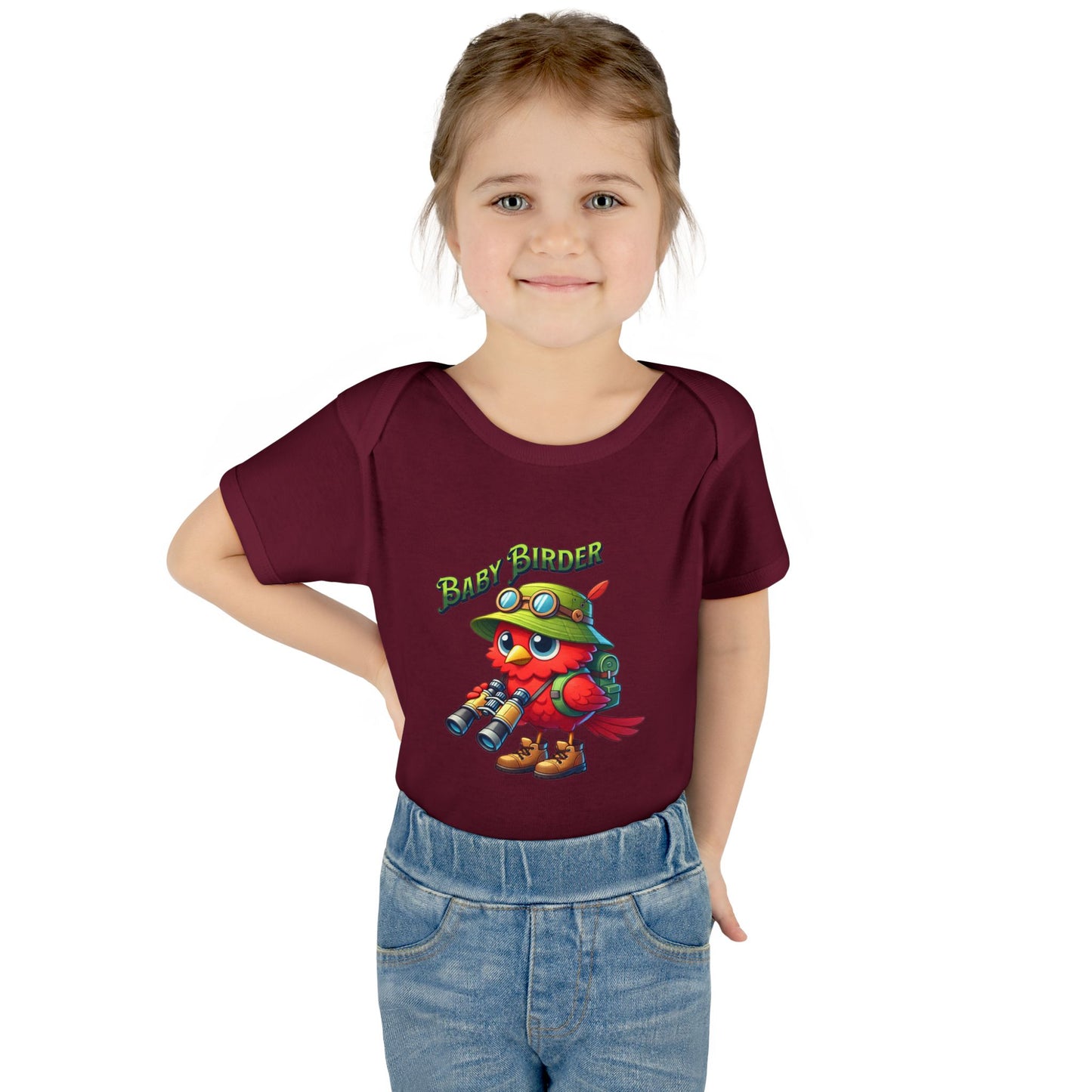 The Nerdy Birder - Baby Birder Infant Bodysuit, Cute Baby Clothes, Baby Shower Gift, Newborn Outfit, Baby Apparel, Gift for Bird Enthusiasts