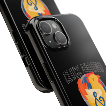 Funny Chicken Tough Phone Case - "Cluck Around & Find Out" - Durable Protection for Animal Lovers