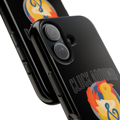 Funny Chicken Tough Phone Case - "Cluck Around & Find Out" - Durable Protection for Animal Lovers