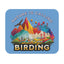 Nature-Inspired Mouse Pad - "Let's Go Birding" - Colorful Rectangle Desk Accessory for Nature Lovers