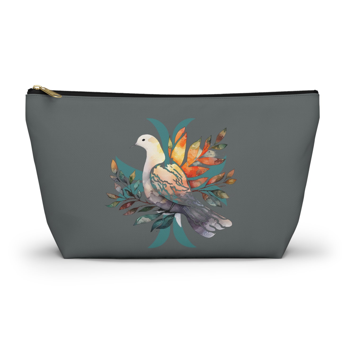 Peaceful Dove Accessory Pouch in Grey