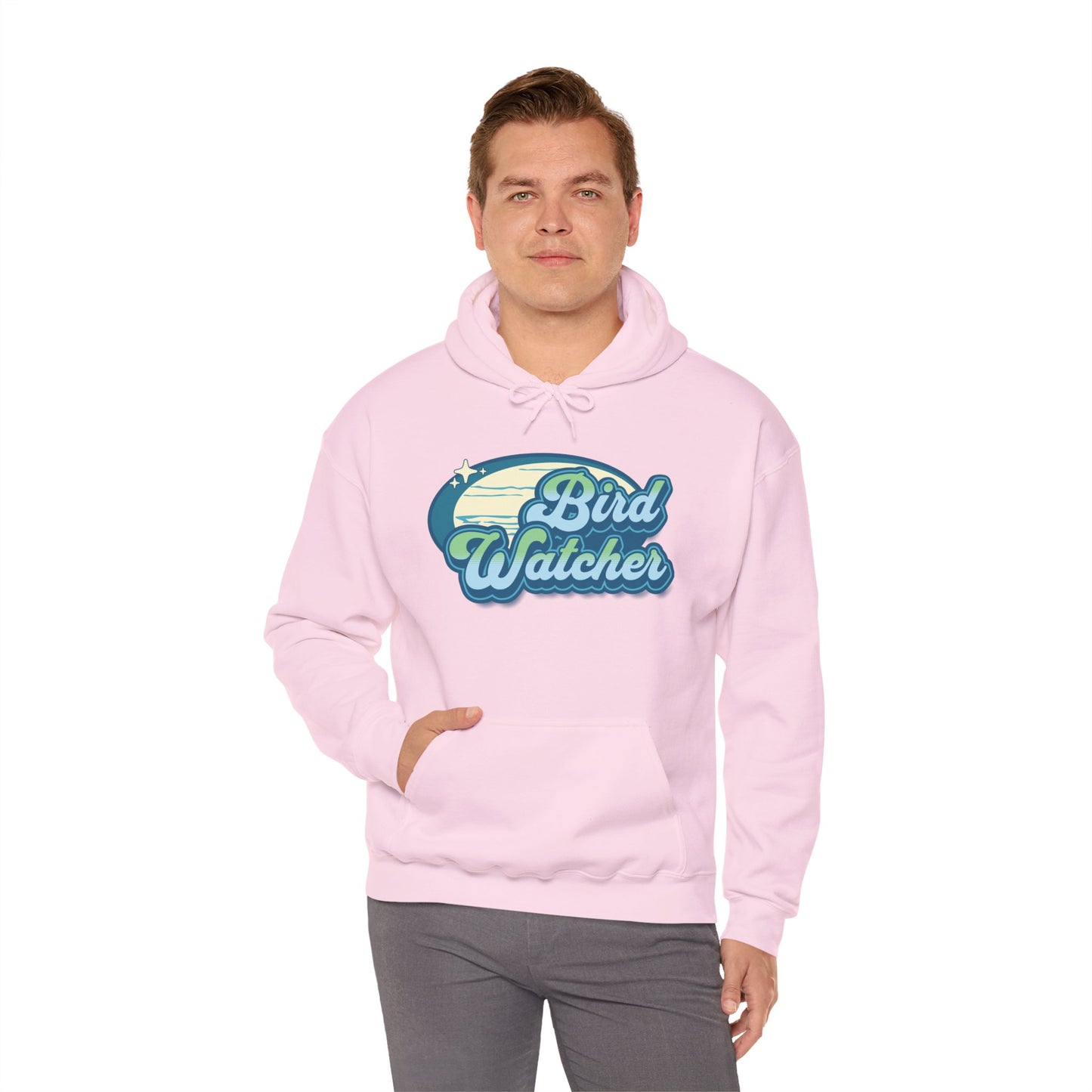 The Nerdy Birder Bird Watcher Teal Unisex Hoodie - Cozy Sweatshirt for Nature Lovers