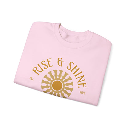 Rise & Shine Early Bird Crewneck Sweatshirt - Perfect for Bird Lovers
