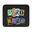 Colorful Bird Nerd Mouse Pad - Fun & Quirky Desk Accessory