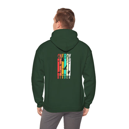 The Nerdy Birder - "I'm A Nerdy Birder" Back Design Unisex Hoodie - Cozy Sweatshirt for Nature Lovers