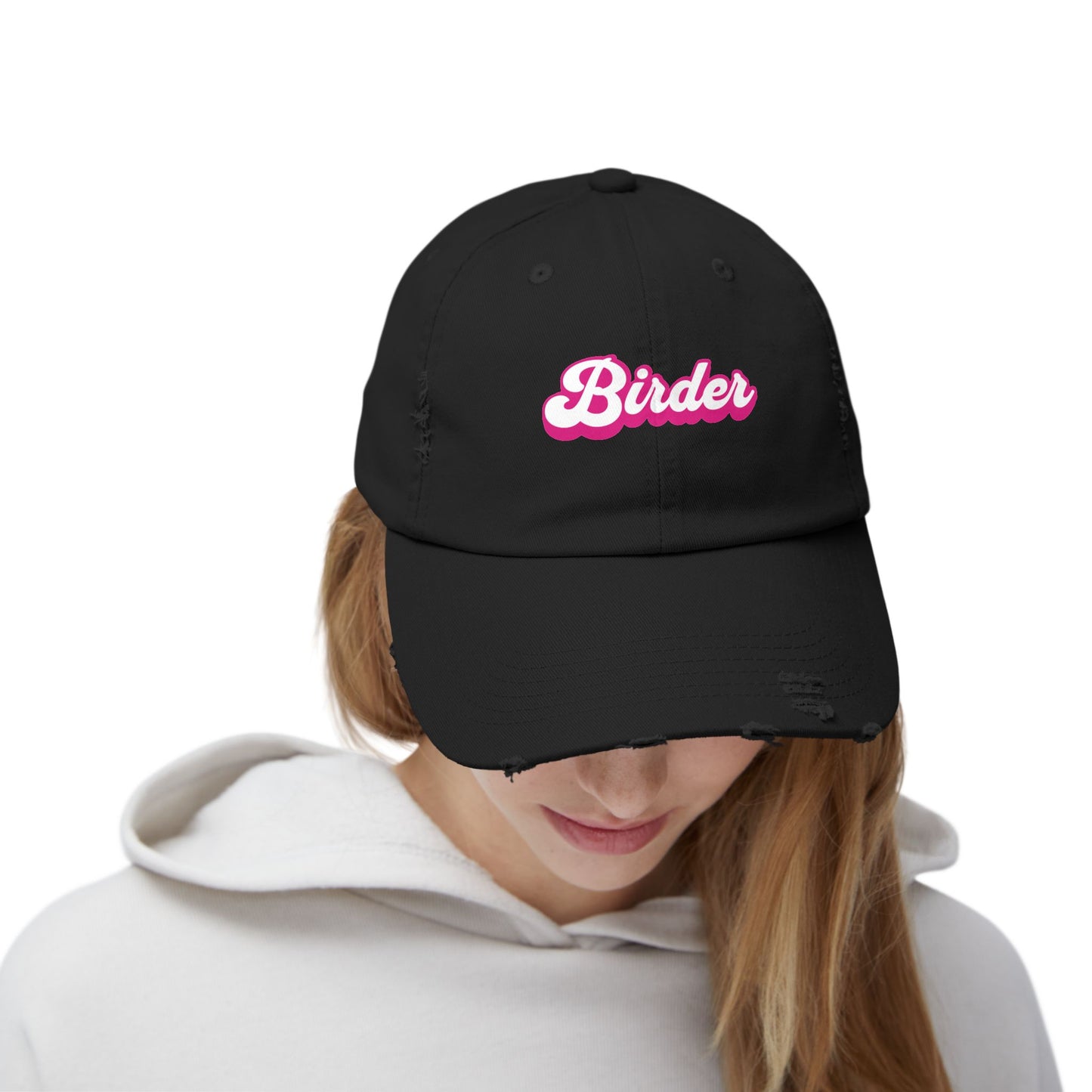 The Nerdy Birder Birder Vintage Style Hat - Unisex Distressed Cap