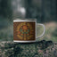 Birding Heals The Mind & Soul Vintage Enamel Camping Mug - Perfect for Outdoor Adventures & Cozy Moments