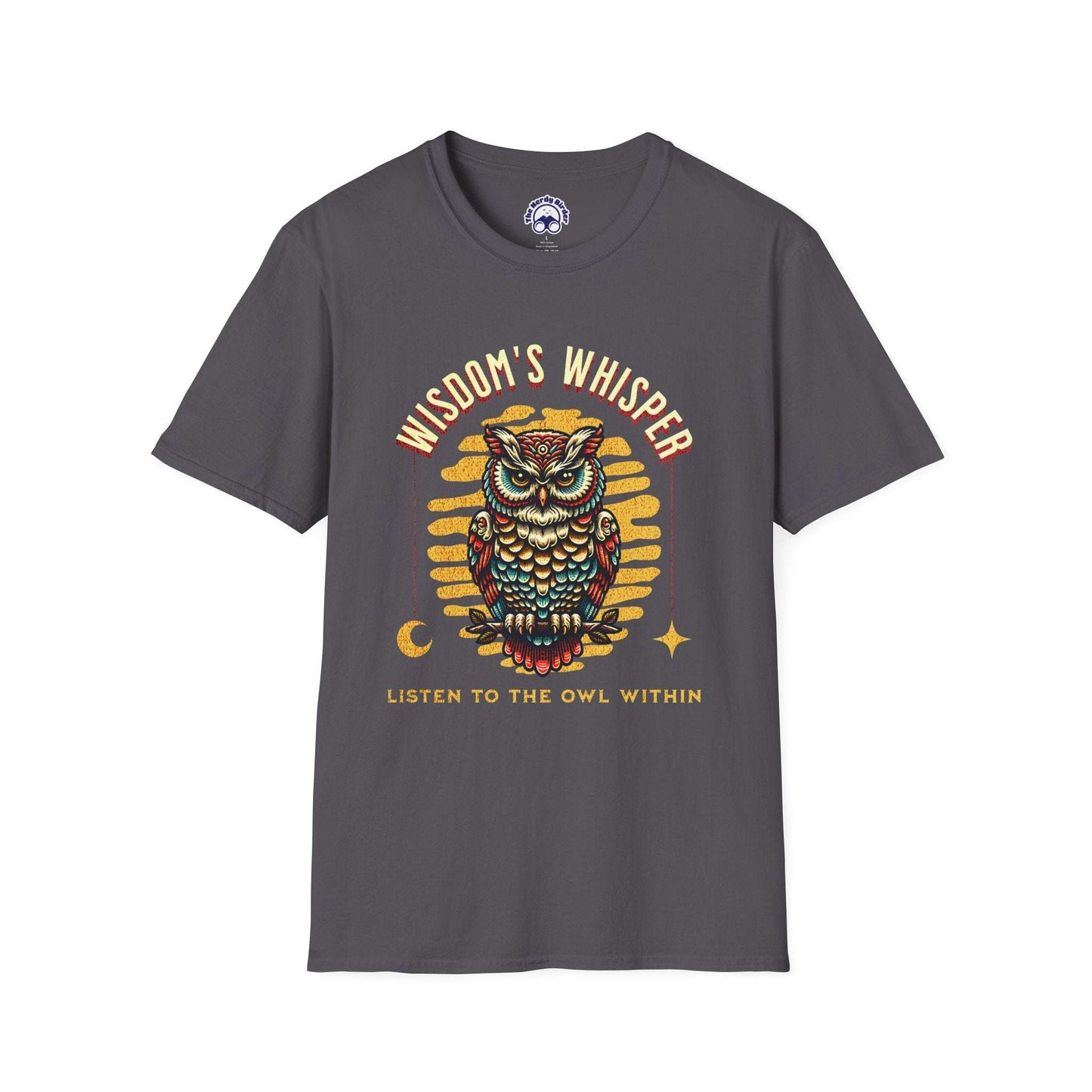 Wisdom's Whisper Unisex Softstyle T-Shirt - Nature Lover's Gift