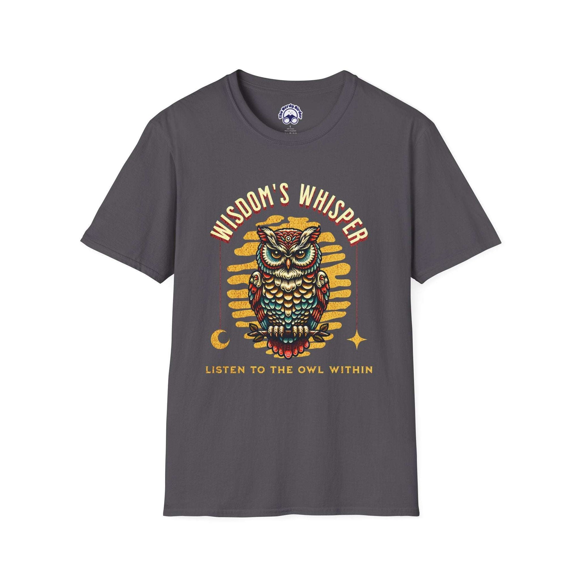Wisdom's Whisper Unisex Softstyle T-Shirt - Nature Lover's Gift