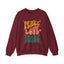 Peace Love Birds Crewneck Sweatshirt - Unisex Cozy Fashion for Nature Lovers