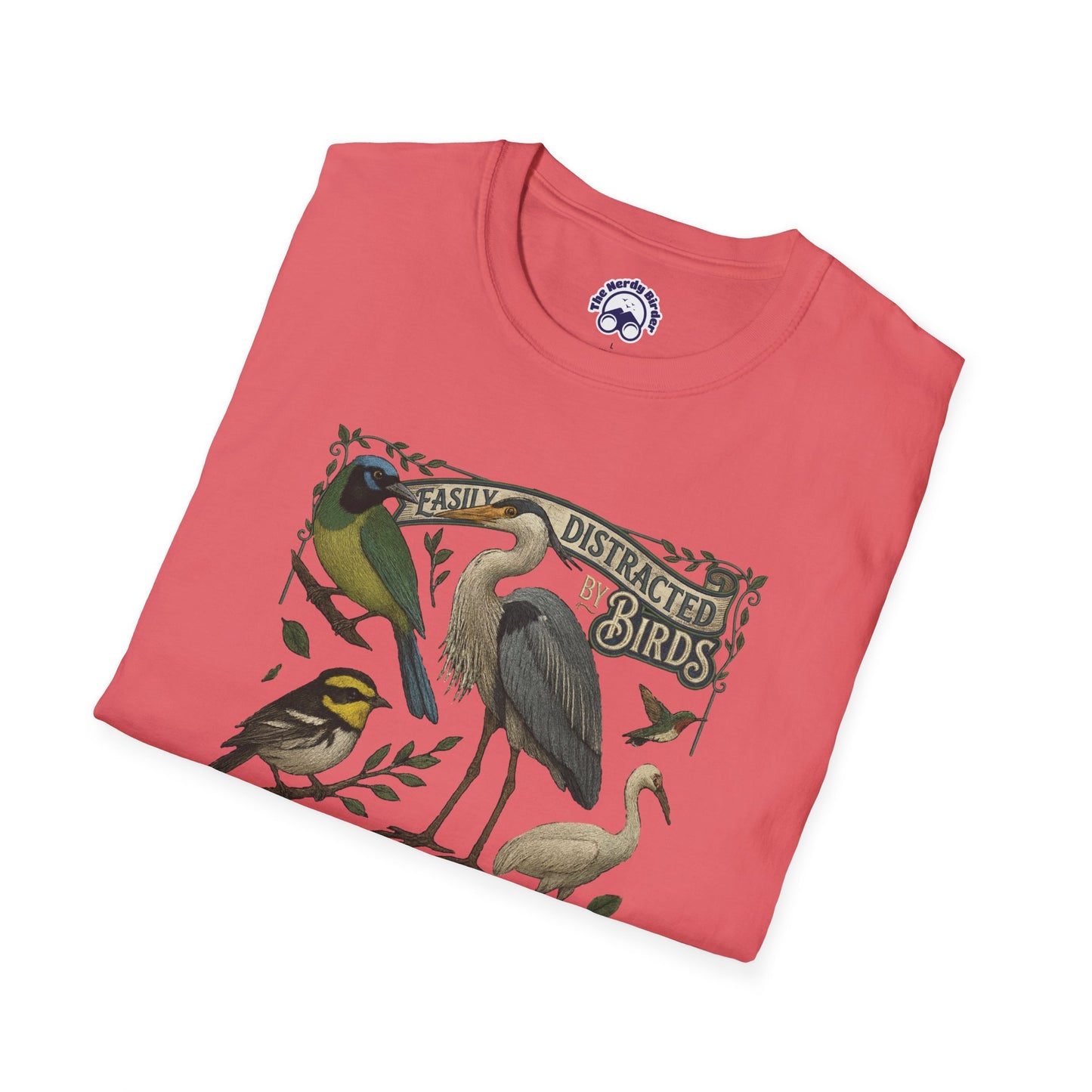 Easily Distracted by Texas Birds Graphic T-Shirt
