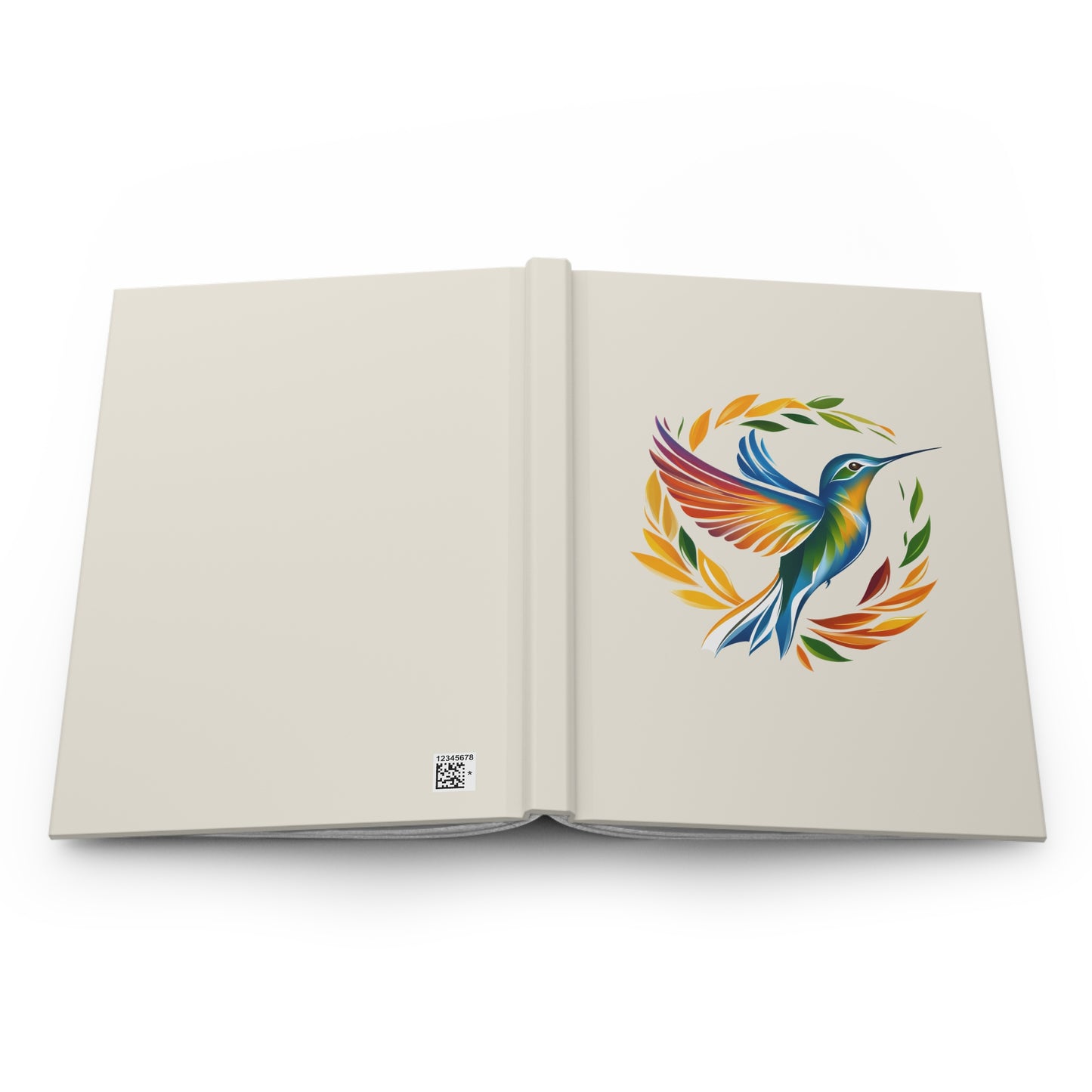 Hummingbird Rainbow Hardcover Journal - Perfect for Nature Lovers & Birdwatchers