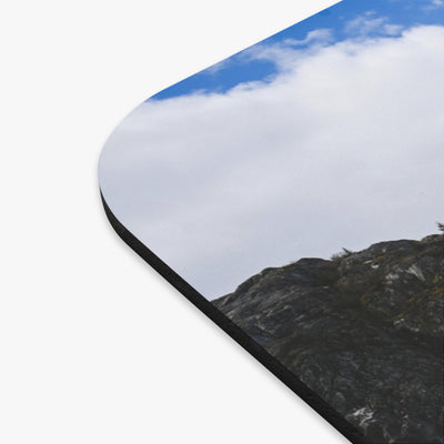 Serene Mountain Reflection Mouse Pad – Nature-Inspired Desk Accessory