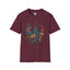 Elegant Peacock Unisex Softstyle T-Shirt