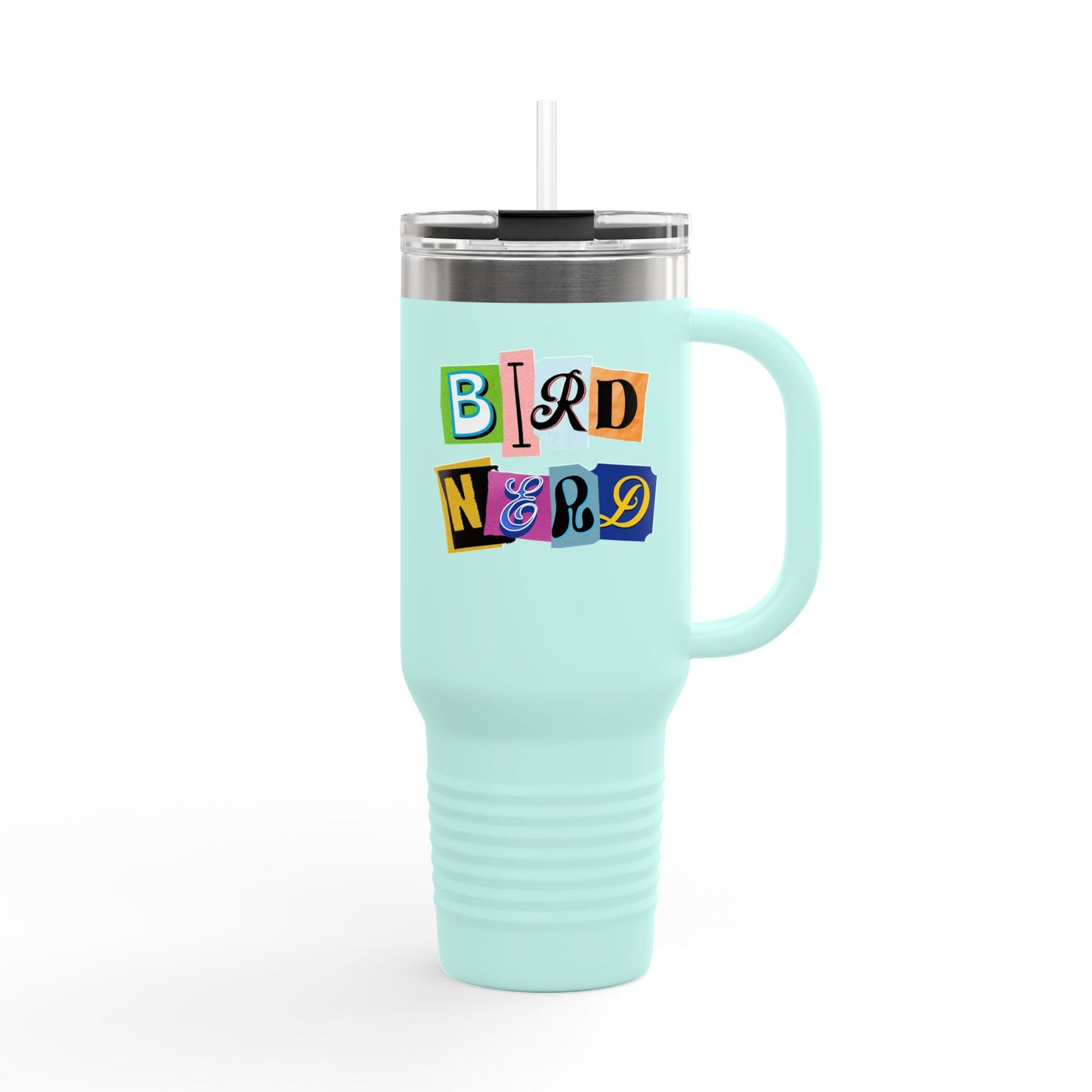 The Nerdy Birder Bird Nerd Insulated Travel Mug, 40oz