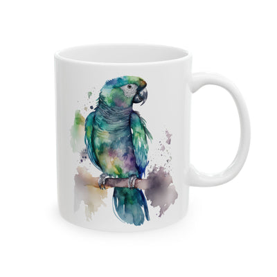 Colorful Parrot Ceramic Mug