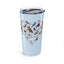 Texas Birds Heart Tumbler — 20oz Wildlife Love Design