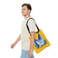 Calm the Flock Down Tote Bag | Fun Chicken Design for Farmers and Animal Lovers