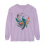 Bohemian Peacock Long Sleeve T-Shirt for Creative Souls